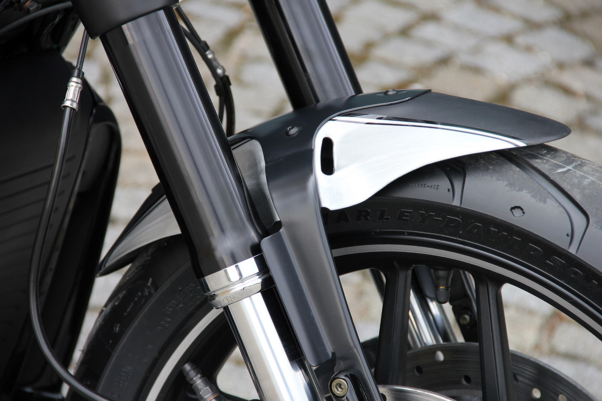 HARLEY V ROD NIGHT ROD SPECIAL - Frontfender SPECIAL (BJ. 2012 - 2017, inkl. 8 Stk. Schrauben)