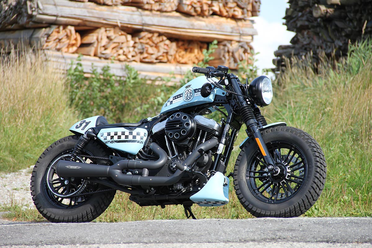 Bugspoiler BOBBER (passend für Harley-Davidson Modelle: alle Sportster, lackierfähig)