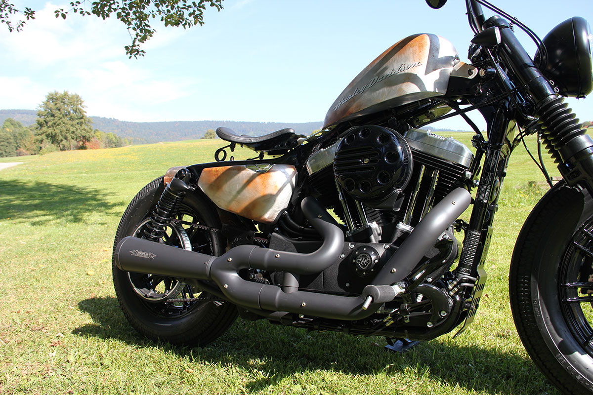 HARLEY SPORTSTER - Luftfilterdeckel SLOTTED (BJ. SPO ab 2016 bis aktuell, lackierfähig)