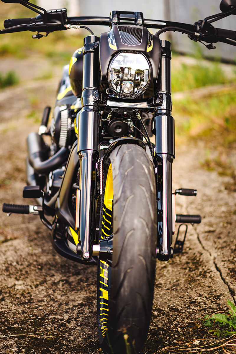 Fork cover kit (suitable for Harley-Davidson models: Breakout from 2018, with milling)