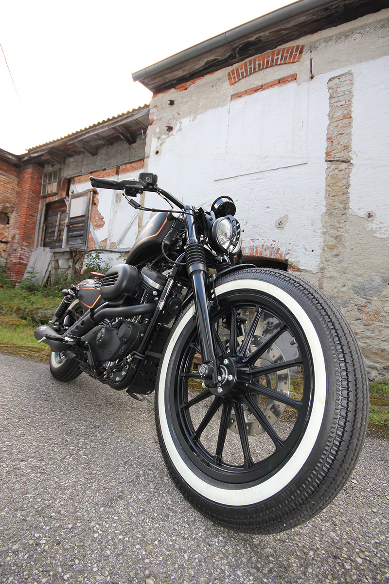 HARLEY SPORTSTER - Achscover vorne (BJ. alle SPO bis 2015 + 883 bis aktuell, mit Fräsung)