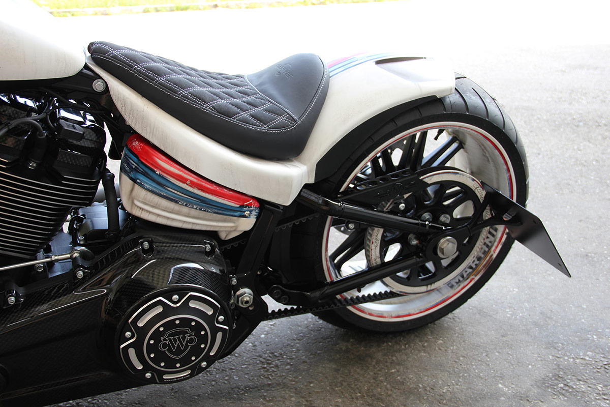 HARLEY SOFTAIL - Seitendeckel Set RACING (BJ. ab 2018)
