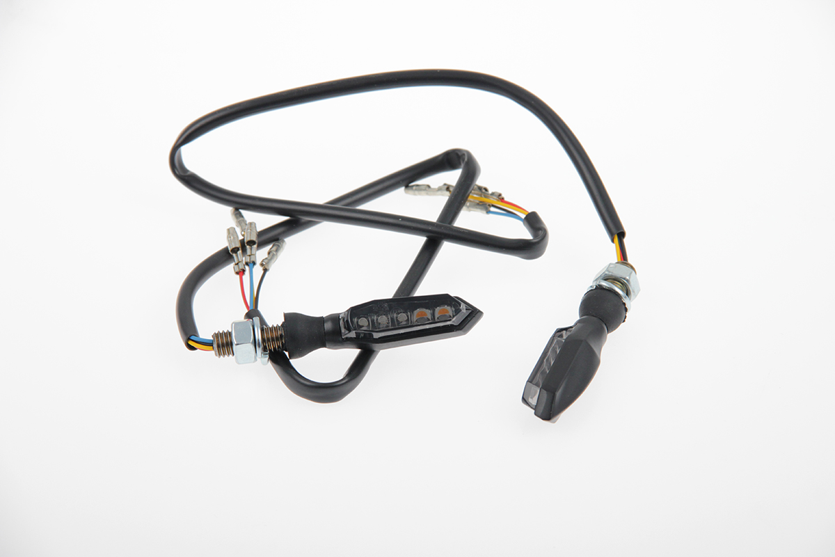 HARLEY - LED Rücklicht / Blinker 3 in 1 (schwarz mit getöntem Glas)