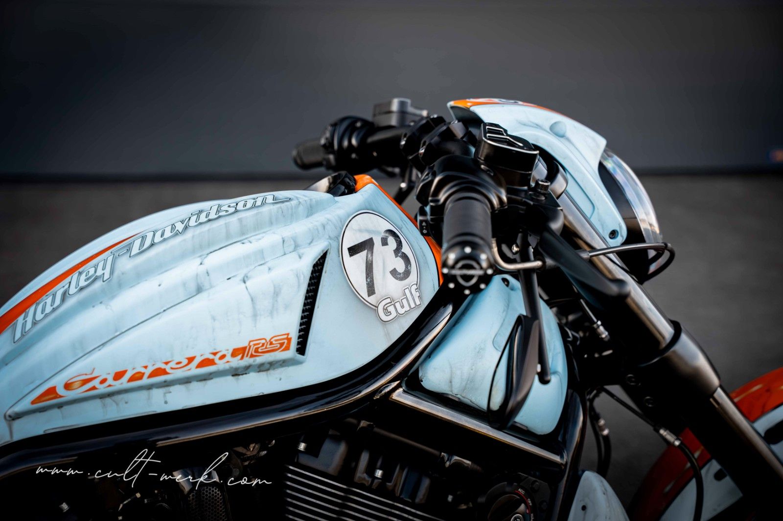 HARLEY DAVIDSON V-Rod Night Rod Special "GULF" by Cult-Werk HARLEY DAVIDSON V-Rod Night Rod Special "GULF" by Cult-Werk
