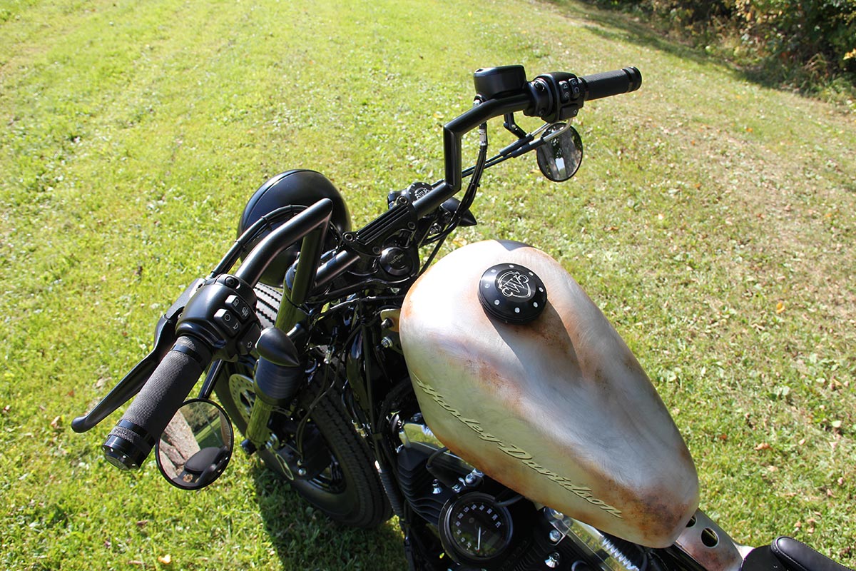 HARLEY SPORTSTER - Schrauben Lenkerklemme schwarz (BJ. alle SPO)