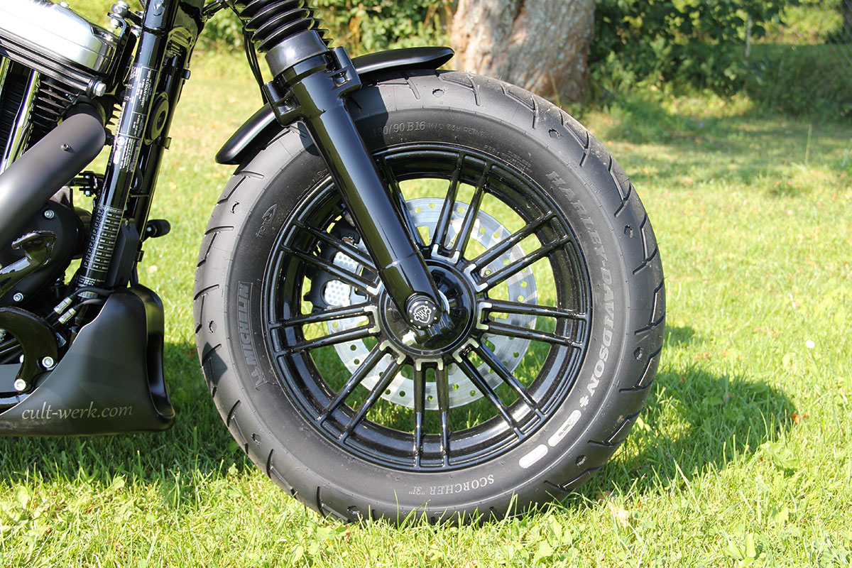HARLEY SPORTSTER - Frontfender BOBBER (BJ. alle SPO 48, lackierfähig)