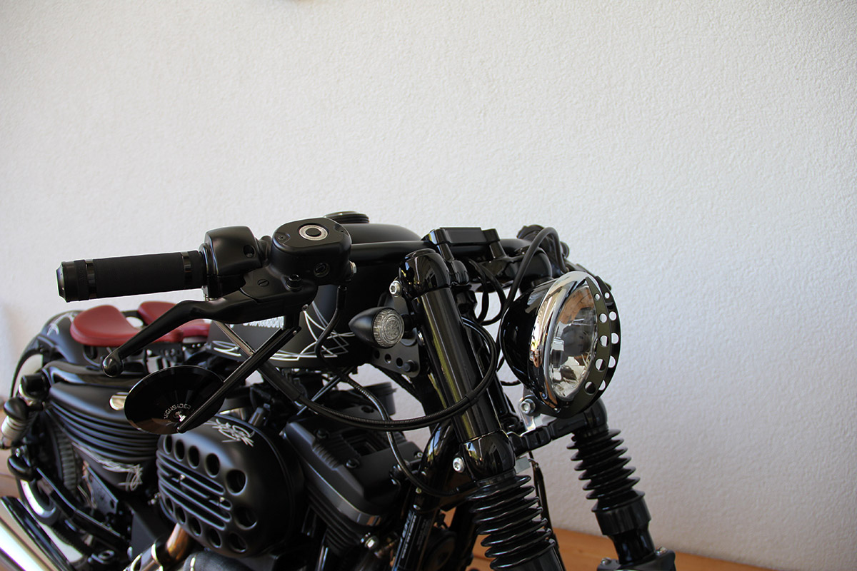 HARLEY SPORTSTER - Blinkerhalter vorne (BJ. alle SPO bis 2015)