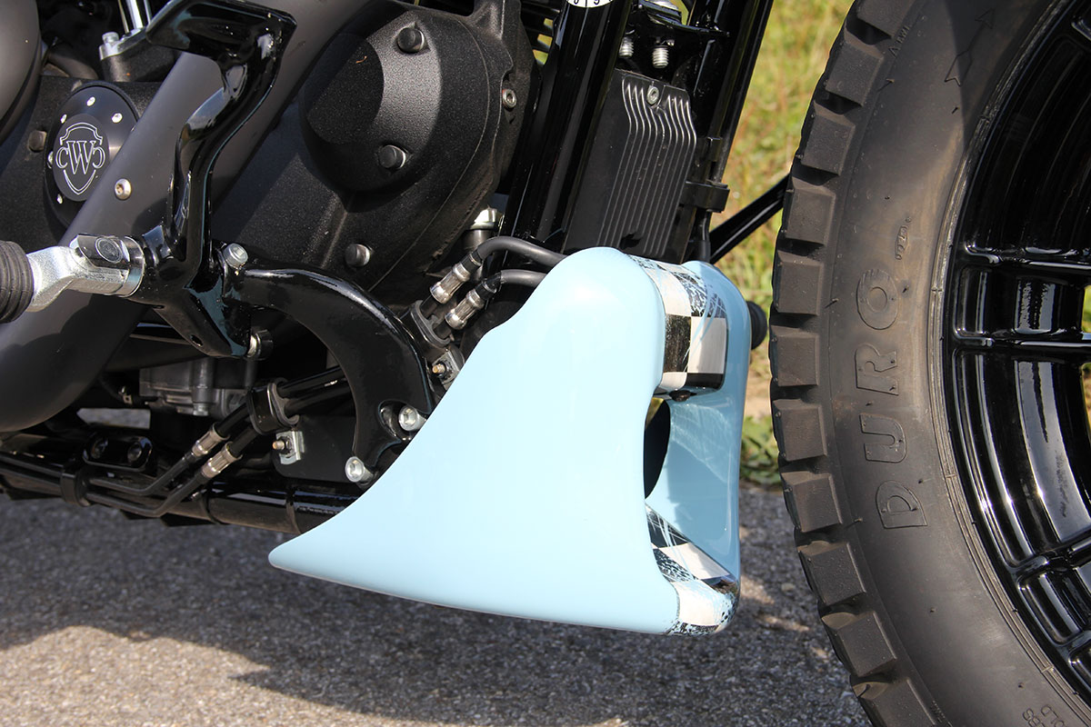 Bugspoiler BOBBER (passend für Harley-Davidson Modelle: alle Sportster, lackierfähig)