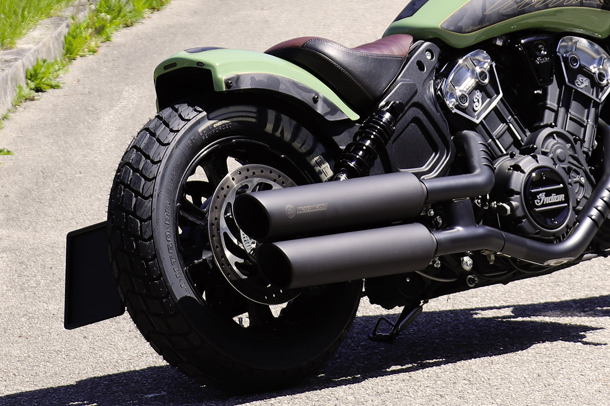 INDIAN SCOUT - Heckfender BOBBER inkl. Beleuchtung (BJ. Bobber ab 2018)