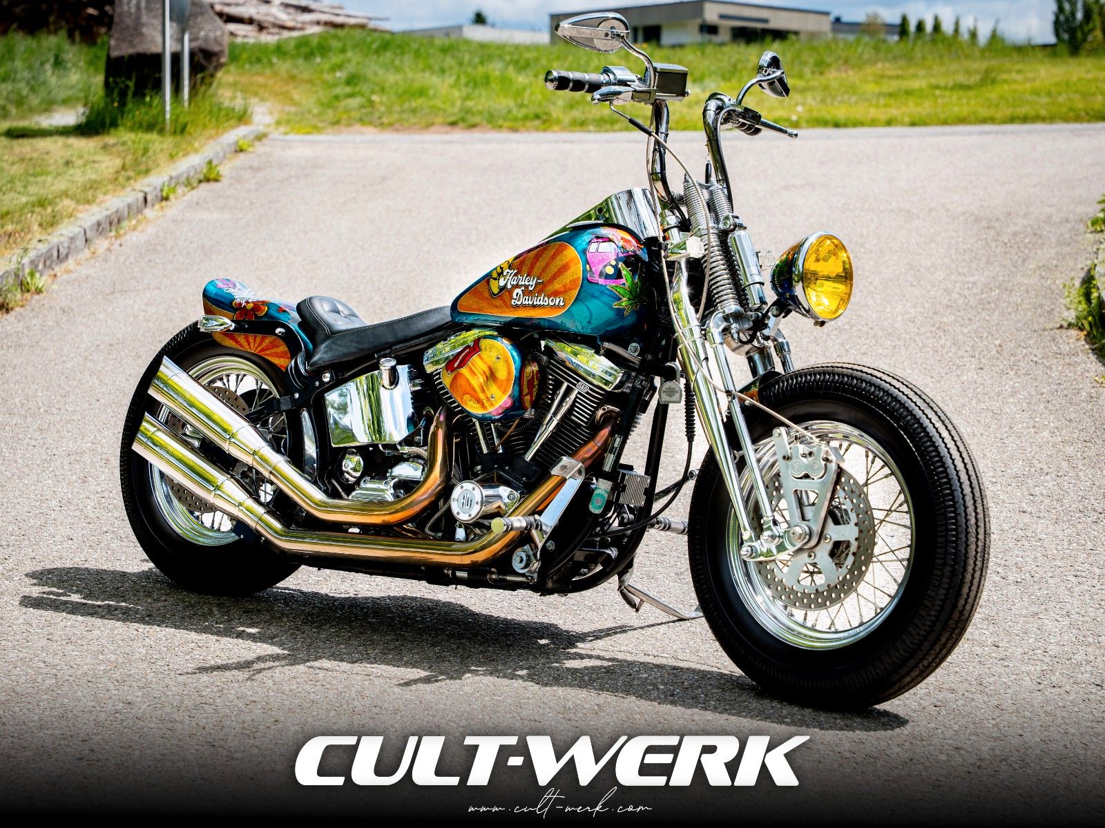 HARLEY DAVIDSON EVO SPRINGER "HIPPY" S&S MOTOR KESSTECH