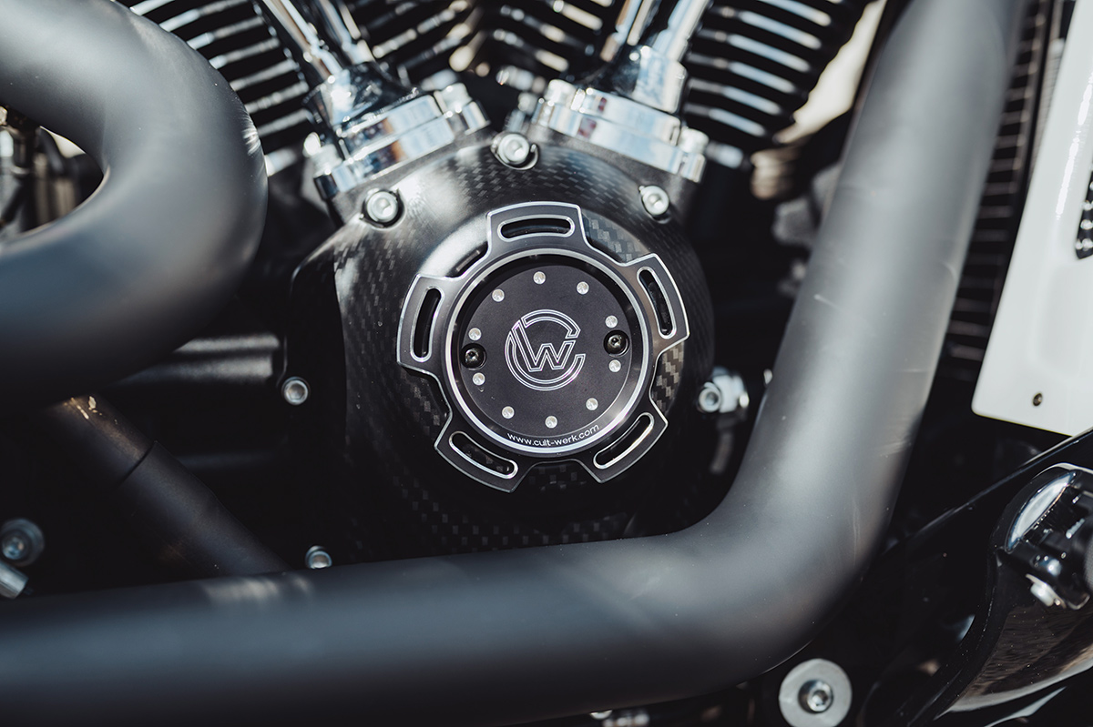 Ignition cover (suitable for Harley-Davidson models: with Millwaukee-Eight engine)