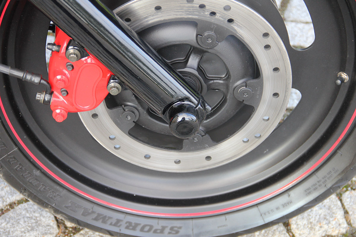 HARLEY - Achscover vorne (diverse Harley Modelle)