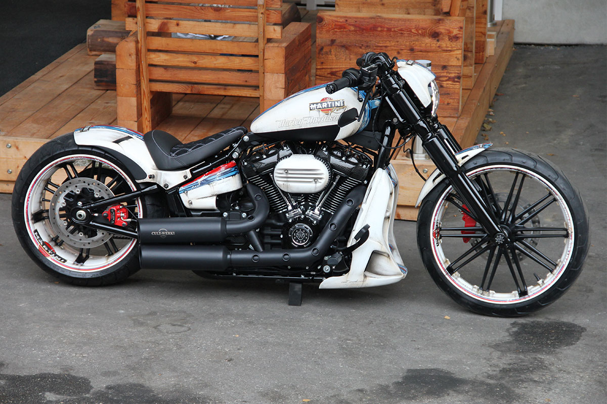 HARLEY - Luftfilterdeckel RACING (BJ. Softail ab 2018 & Touring ab 2021)