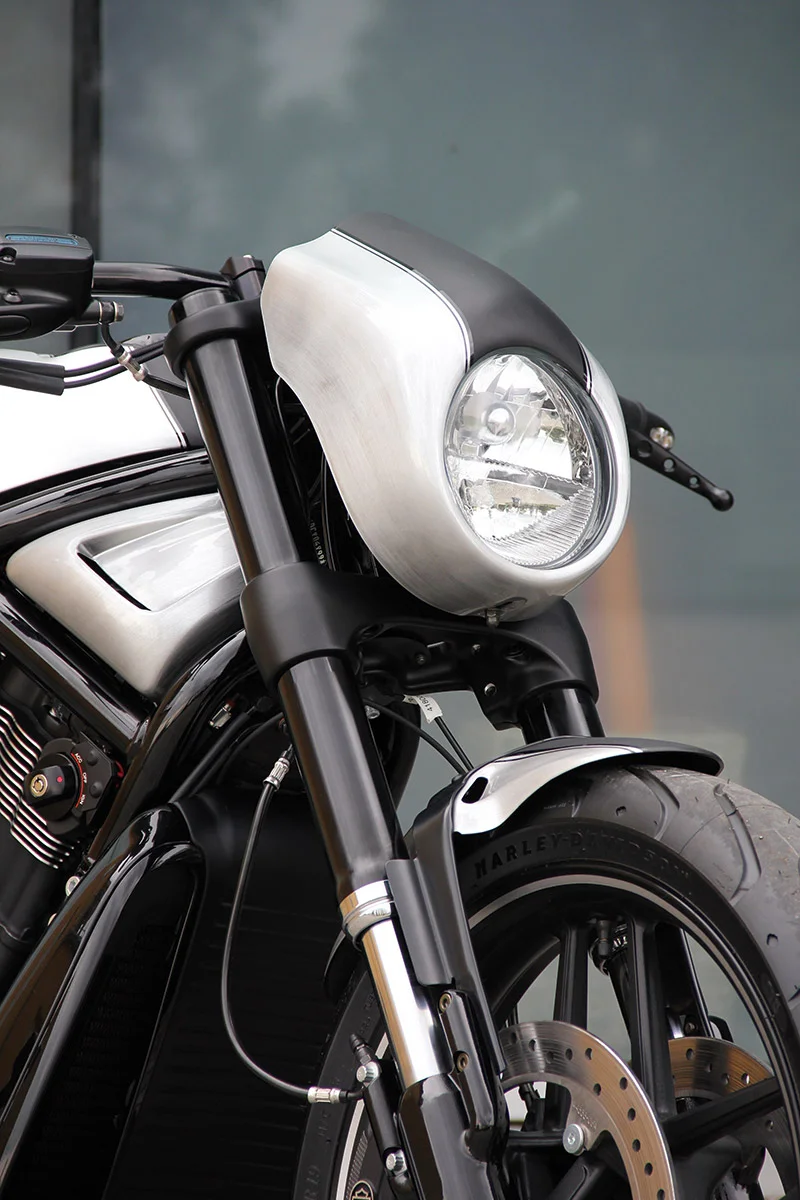 Black Front Fender Mudguard For Harley V-Rod Night Rod VRSCAW 2003-2011