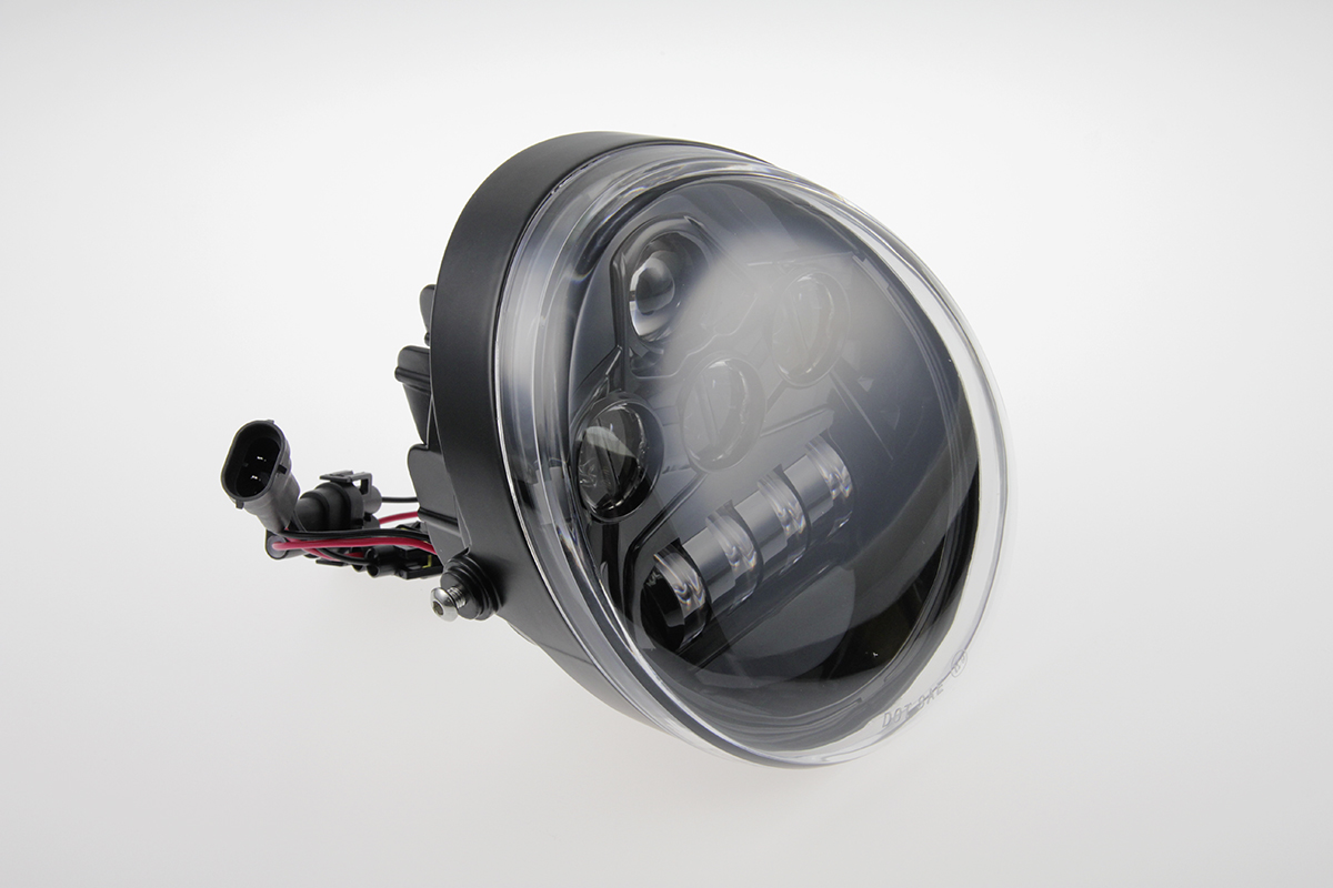 LED Scheinwerfer Daymaker, schwarz (passend für Harley-Davidson Modelle: VRSC V-Rod & Night Rod Special)