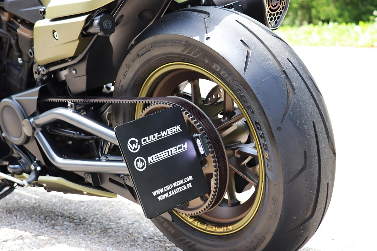 Kennzeichenhalter mit TÜV (passend für Harley-Davidson Modelle: Sportster S ab 2021)
