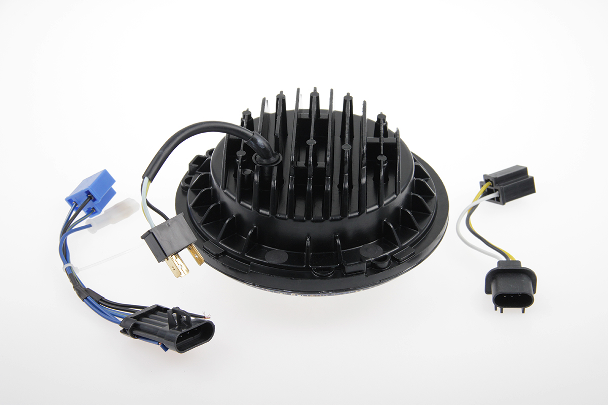 HARLEY TOURING - 7" LED Scheinwerfer (schwarz)