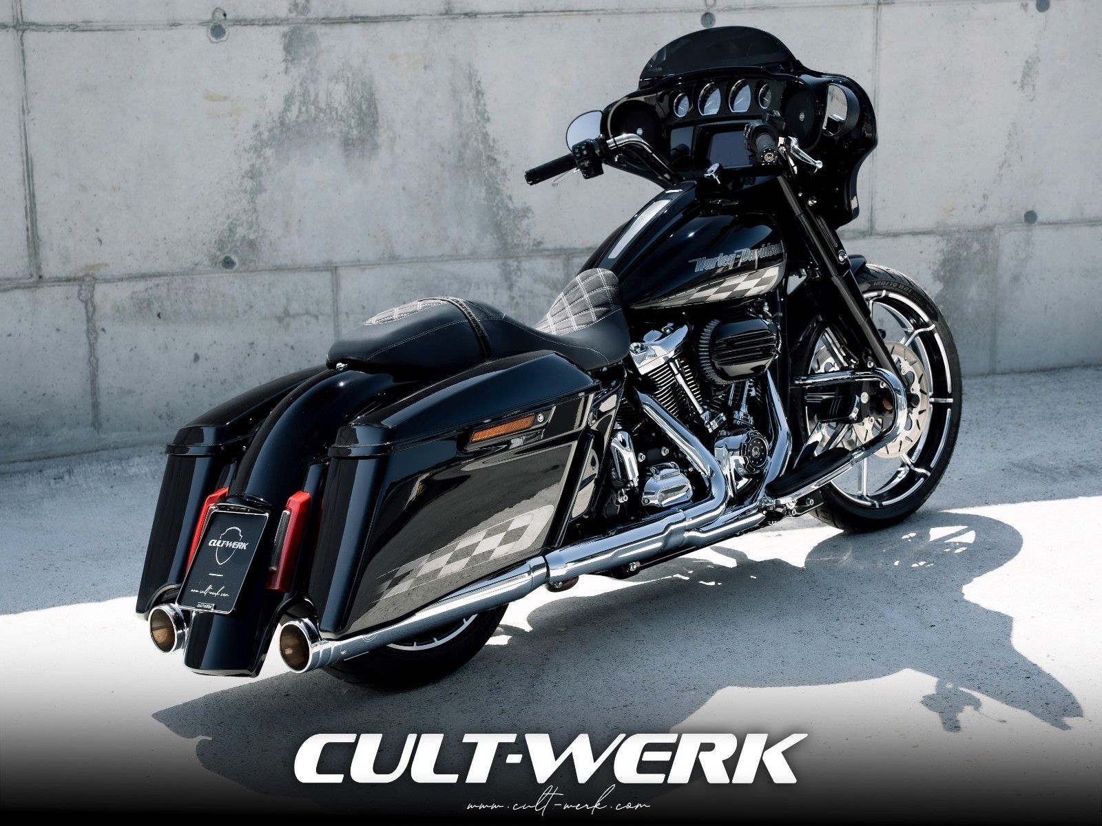 HARLEY DAVIDSON STREET GLIDE SPECIAL 21" LUFT KLAPPE - CULT-WERK