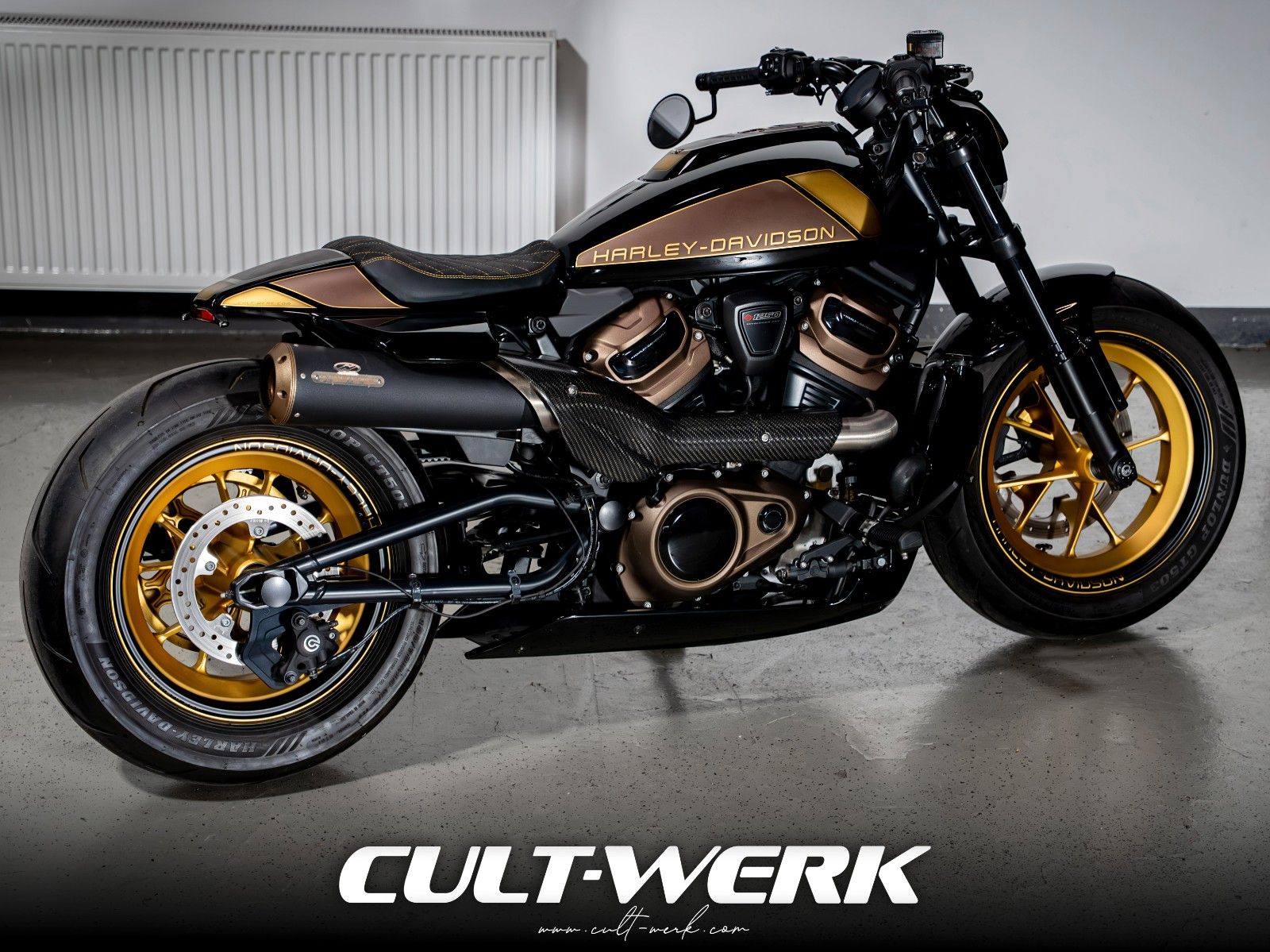 HARLEY DAVIDSON SPORTSTER S 2024 - J&H CUSTOM Gold by Cult-Werk