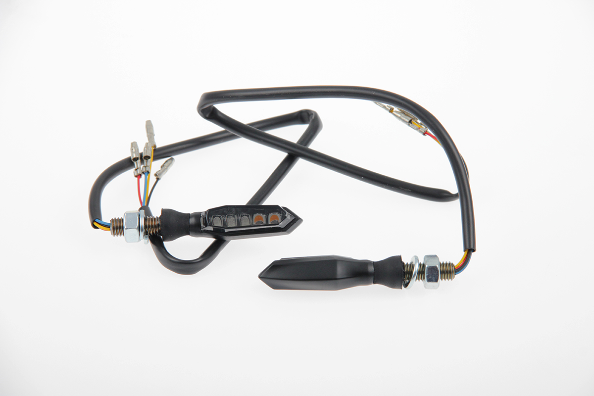 HARLEY - LED Rücklicht / Blinker 3 in 1 (schwarz mit getöntem Glas)