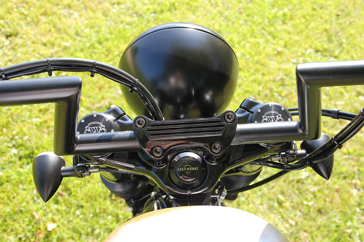 HARLEY SPORTSTER - Schrauben Lenkerklemme schwarz (BJ. alle SPO)