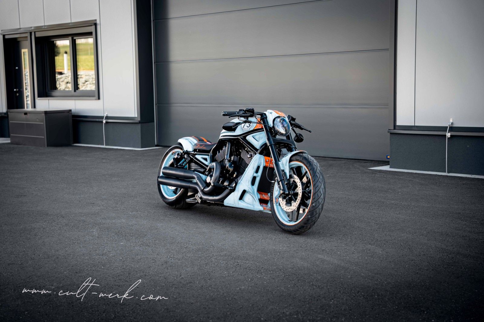 HARLEY DAVIDSON V-Rod Night Rod Special "GULF" by Cult-Werk HARLEY DAVIDSON V-Rod Night Rod Special "GULF" by Cult-Werk