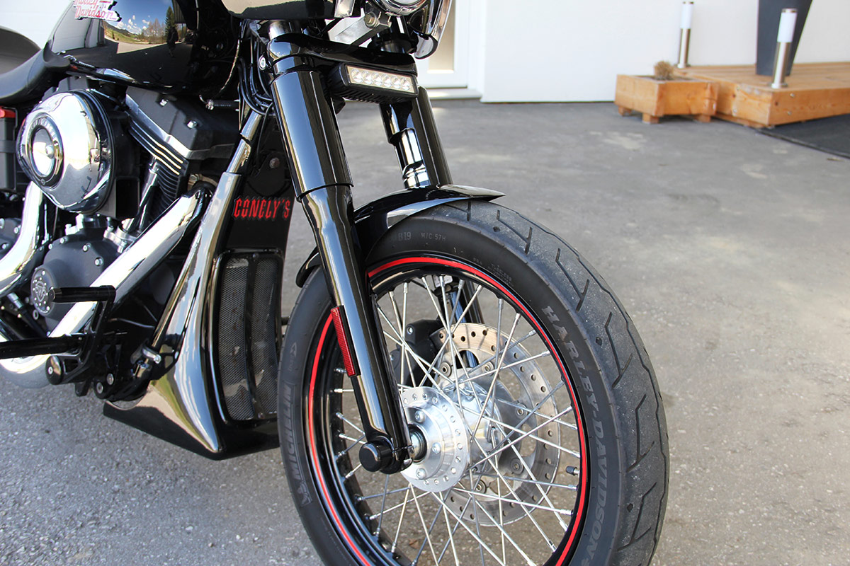 Frontfender CLUBSTYLE (passend für Harley-Davidson Modelle: Dyna ab 2007 - 2017 & ab 2018)