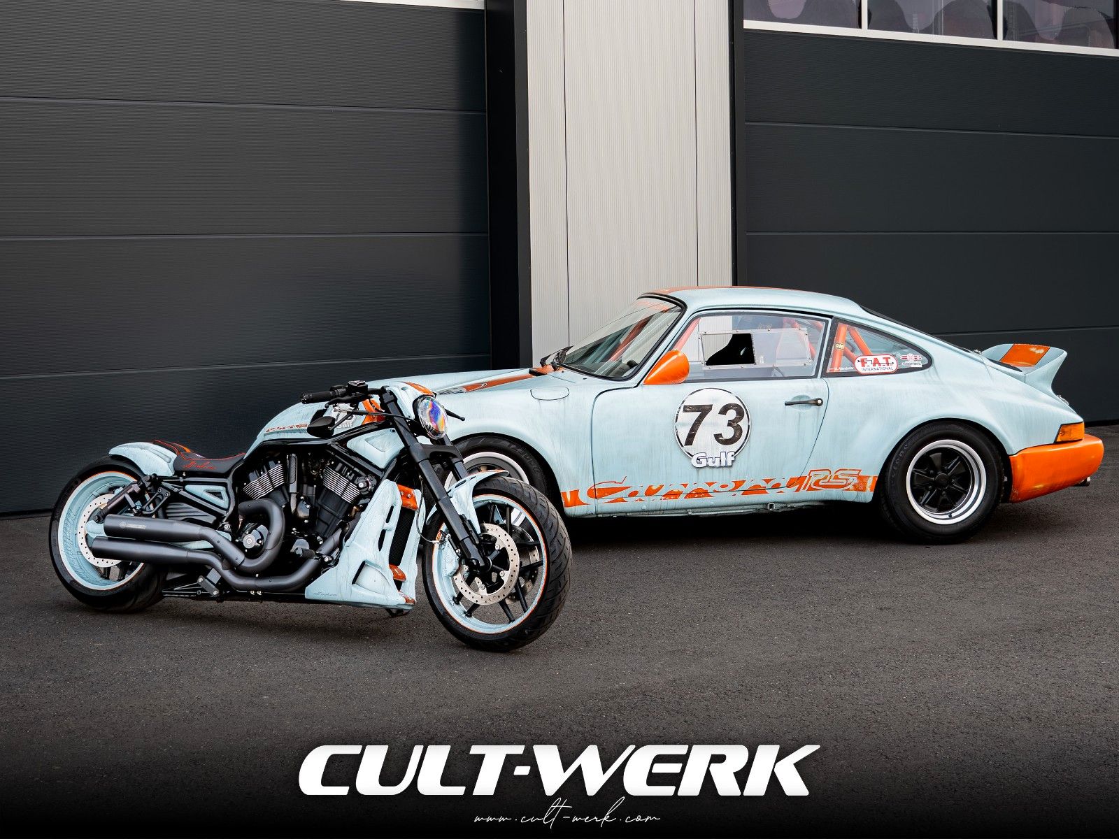 Harley-Davidson V-Rod Night Rod Special "GULF" by Cult-Werk Harley-Davidson V-Rod Night Rod Special "GULF" by Cult-Werk