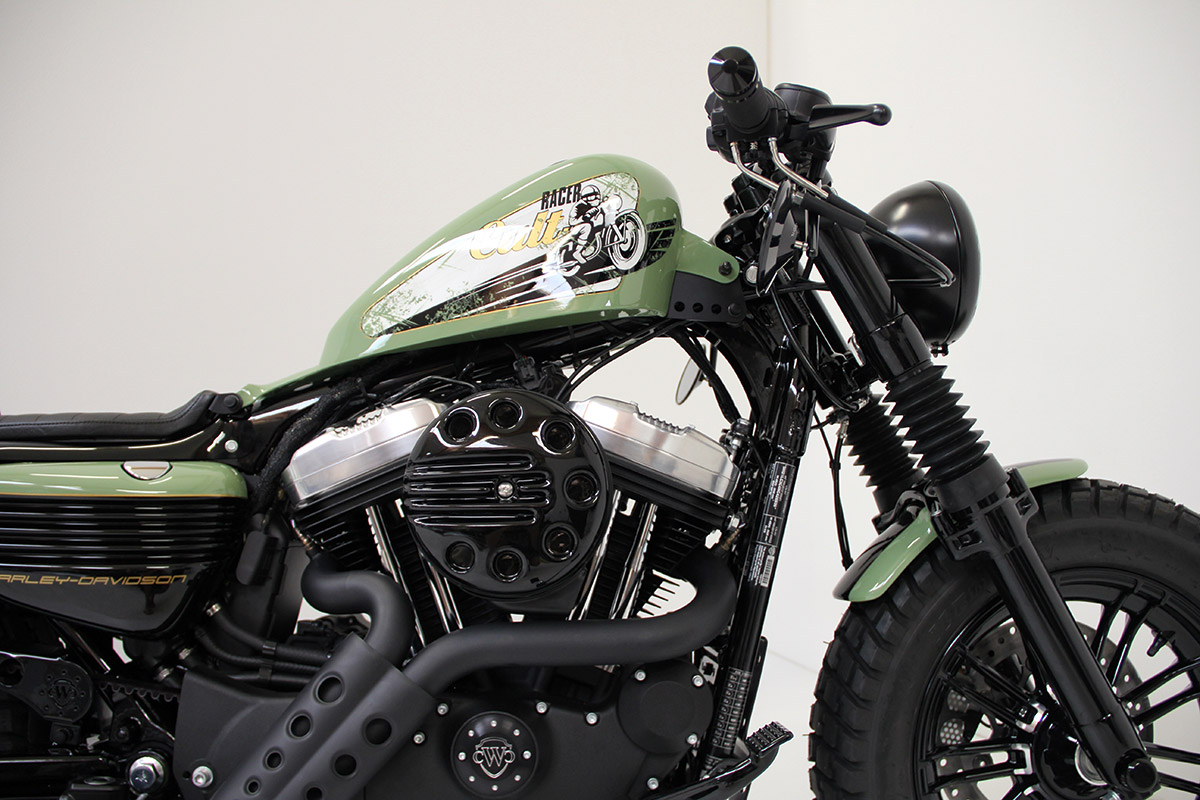 HARLEY SPORTSTER - Luftfilterdeckel SLOTTED (BJ. SPO ab 2016 bis aktuell, lackierfähig)