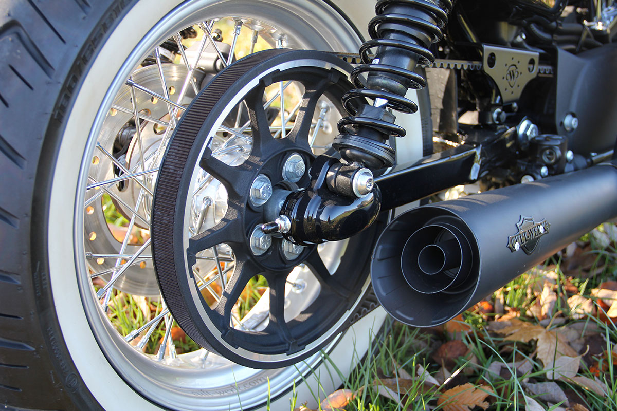 HARLEY SPORTSTER - Achscover hinten (BJ. alle SPO ab 2004)