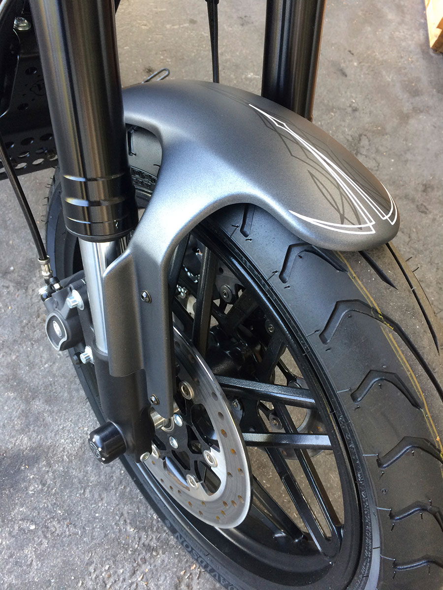 HARLEY SPORTSTER - Frontfender ROADSTER (BJ. nur SPO Roadster, lackierfähig)