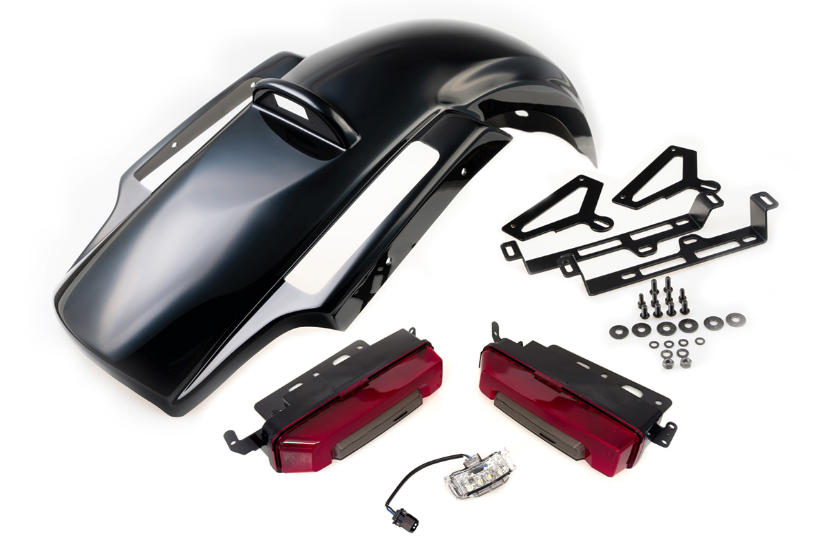 Heckfender "Bagger FACELIFT KIT" (passend für Harley-Davidson Modelle: Touring ab 2014, inkl. OEM Beleuchtung)