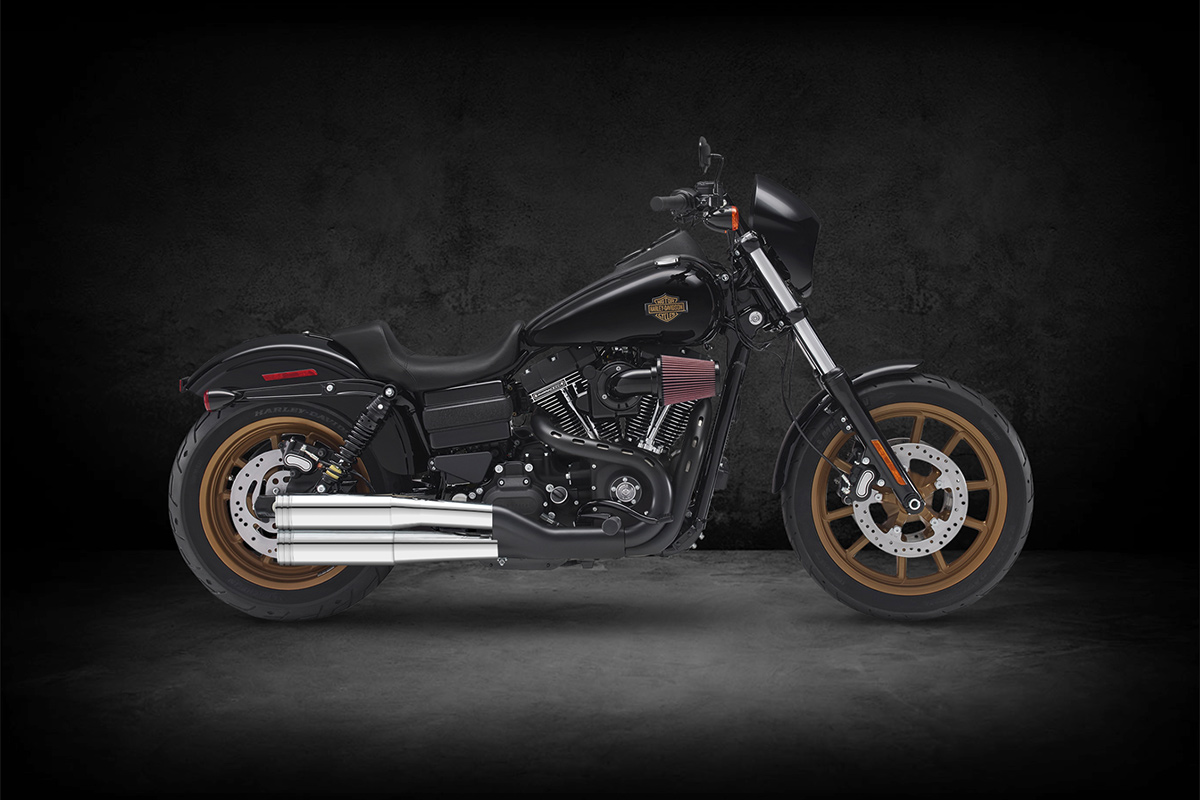 HARLEY DYNA - KESSTECH Endtöpfe 2in2 3" Flush (mit EU-Typengenehmigung)