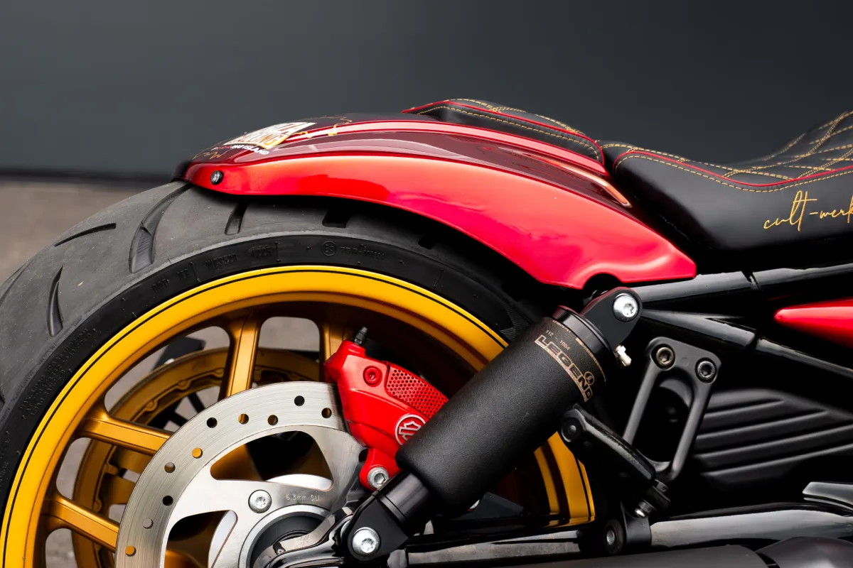 Rear Conversion RACING with 3in1 Lights (suitable for Harley-Davidson models: VRSC V-Rod & Night Rod Special from 2007 - 2017, 2-seater) Rear Conversion RACING with 3in1 Lights (suitable for Harley-Davidson models: VRSC V-Rod & Night Rod Special from 2007 - 2017, 2-seater)
