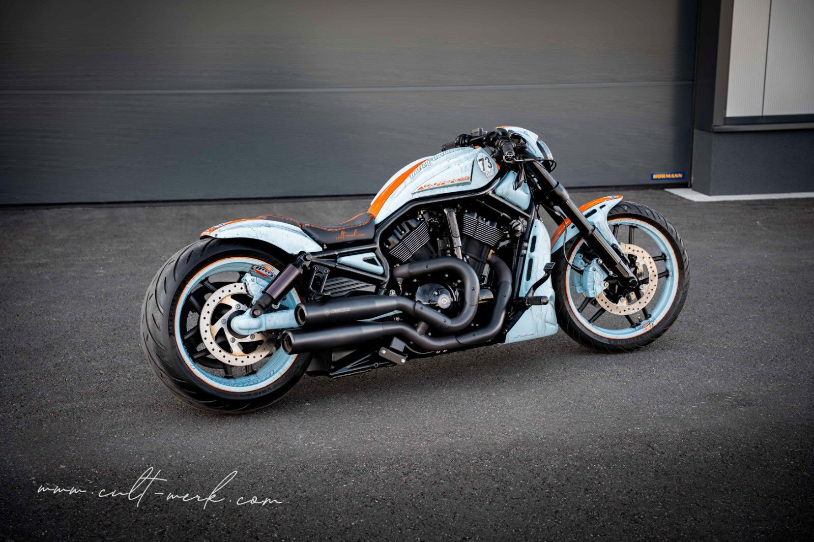 HARLEY DAVIDSON V-Rod Night Rod Special "GULF" by Cult-Werk HARLEY DAVIDSON V-Rod Night Rod Special "GULF" by Cult-Werk