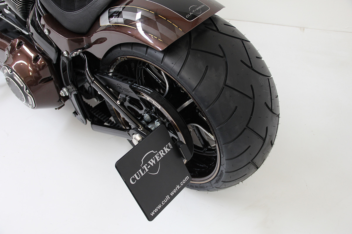 HARLEY BREAKOUT - Kennzeichenhalter mit TÜV (BJ. 2013 - 2017)