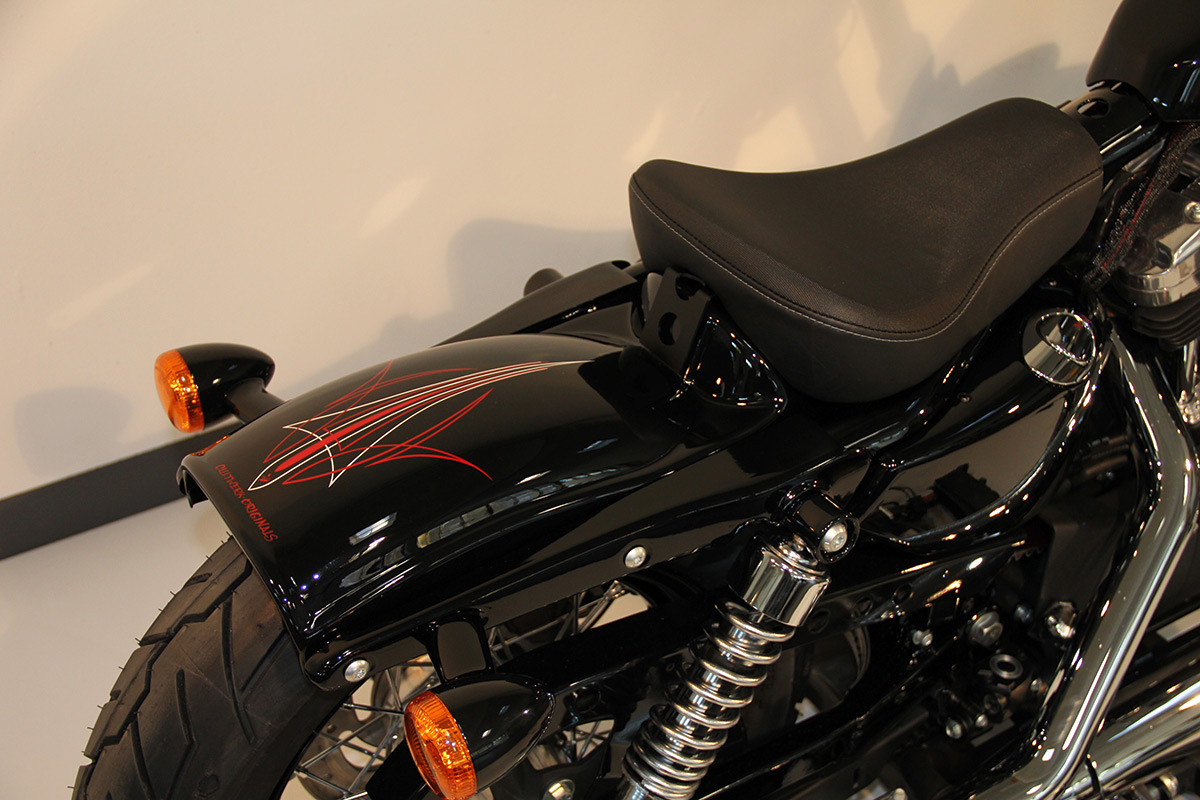 HARLEY SPORTSTER - Heckfender BOBBER (BJ. SPO ab 2004 bis aktuell, schwarz glänzend)