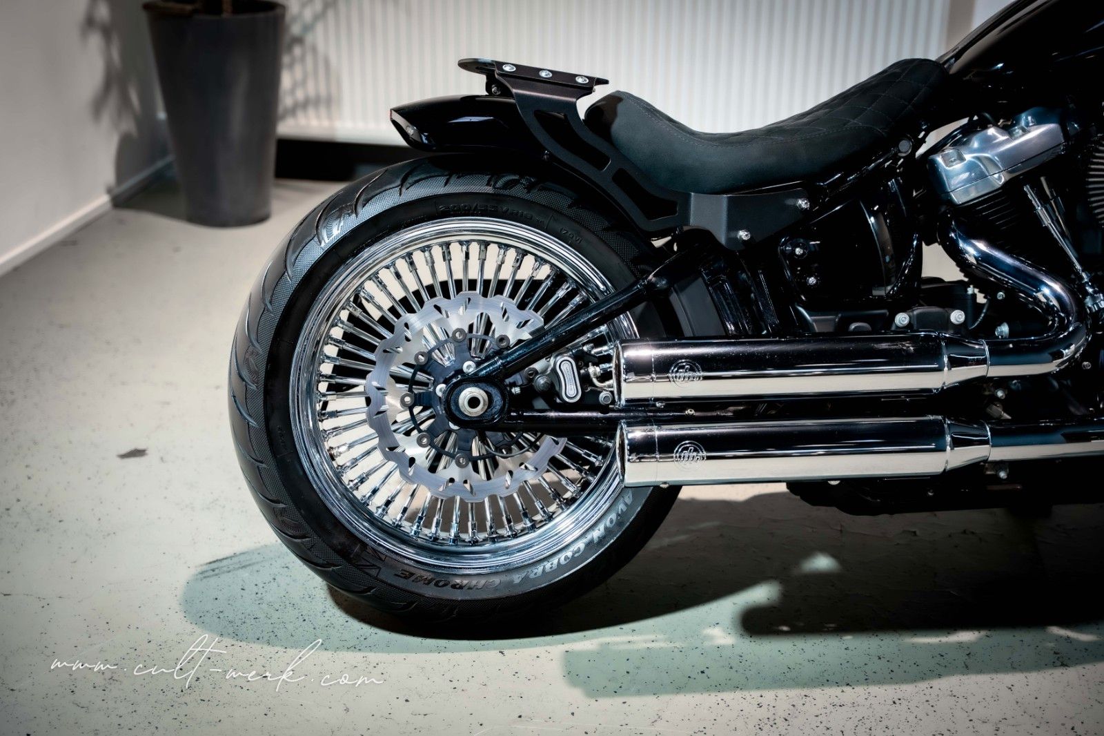 HARLEY DAVIDSON SOFTAIL SLIM CUSTOM APE KLAPPE 21 BIG SPOKE 200