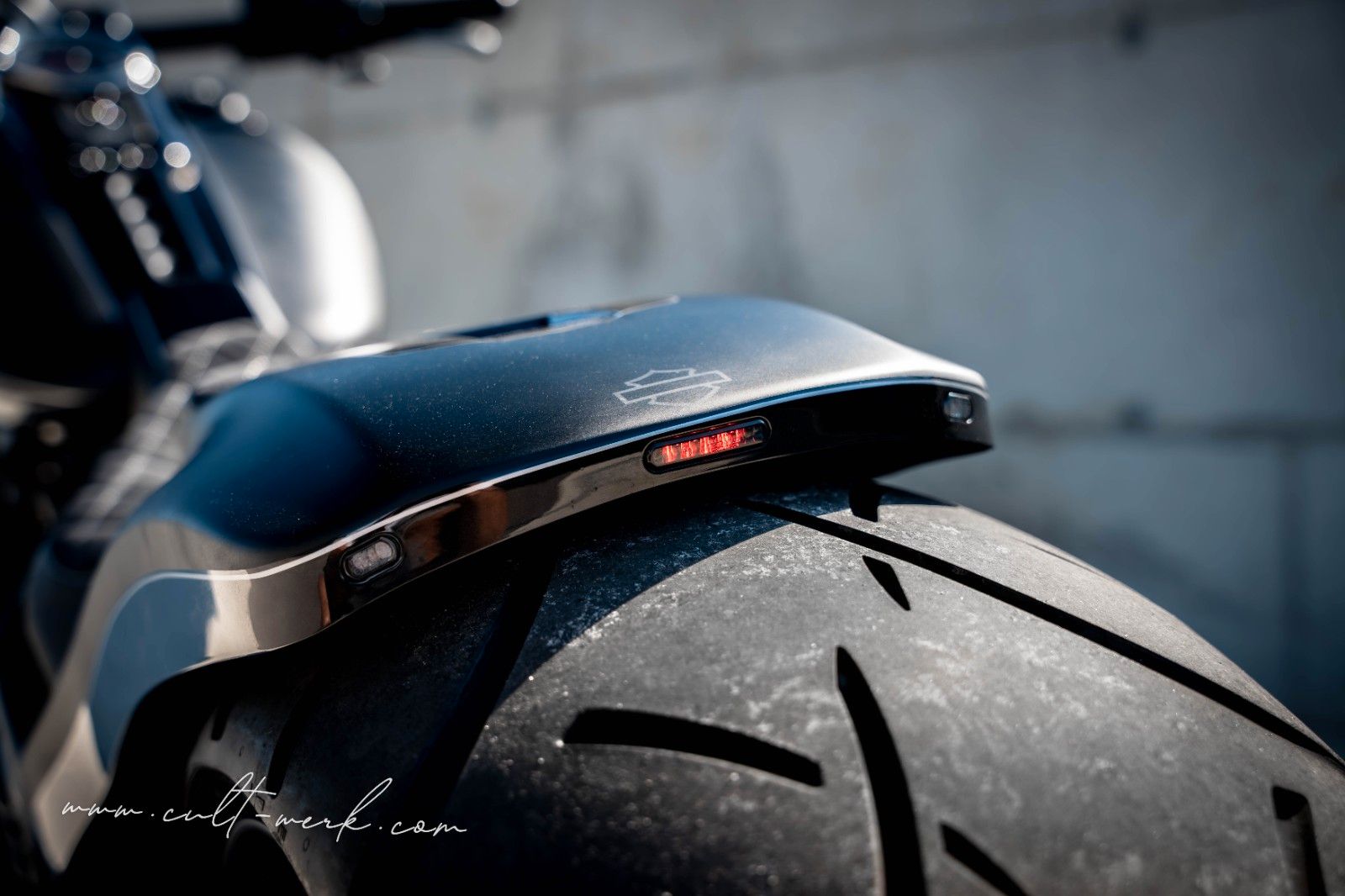 Harley-Davidson Fat Boy 114 "Black Racing" by Cult-Werk