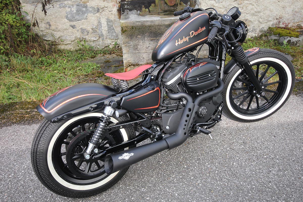HARLEY SPORTSTER - Beltschutz lang (BJ. alle SPO)