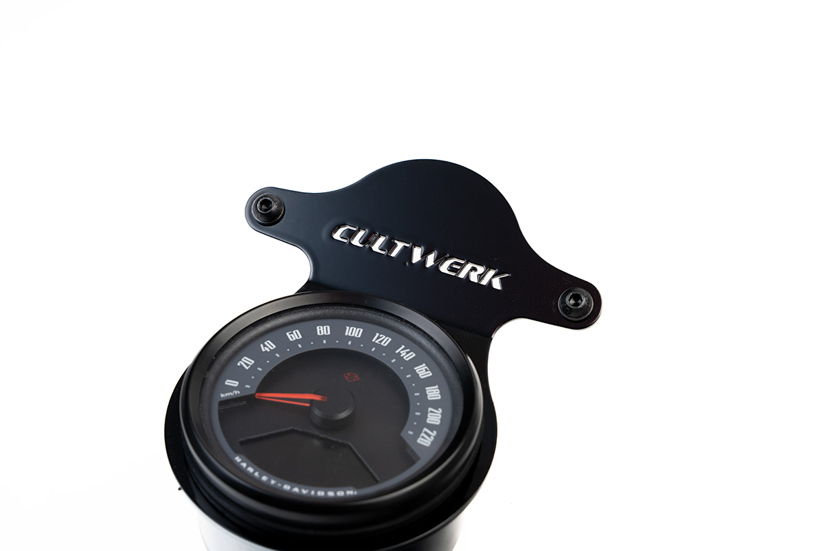 Speedometer Mount "Round" for Harley-Davidson Breakout 2025+ (for Round Speedometer, Gloss Black)