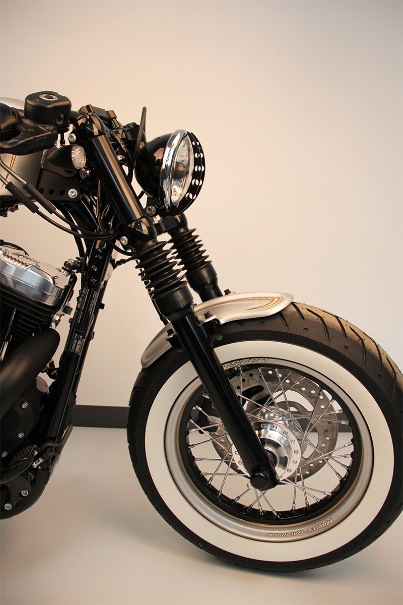 HARLEY SPORTSTER - Frontfender OLD SCHOOL (BJ. alle SPO 48 bis 2015, lackierfähig)