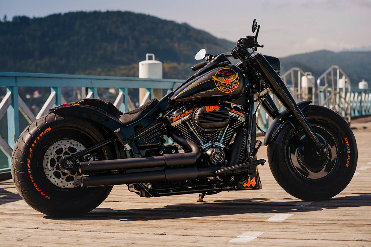 Heckumbau RACING (passend für Harley-Davidson Modelle: Fat Boy ab 2018)