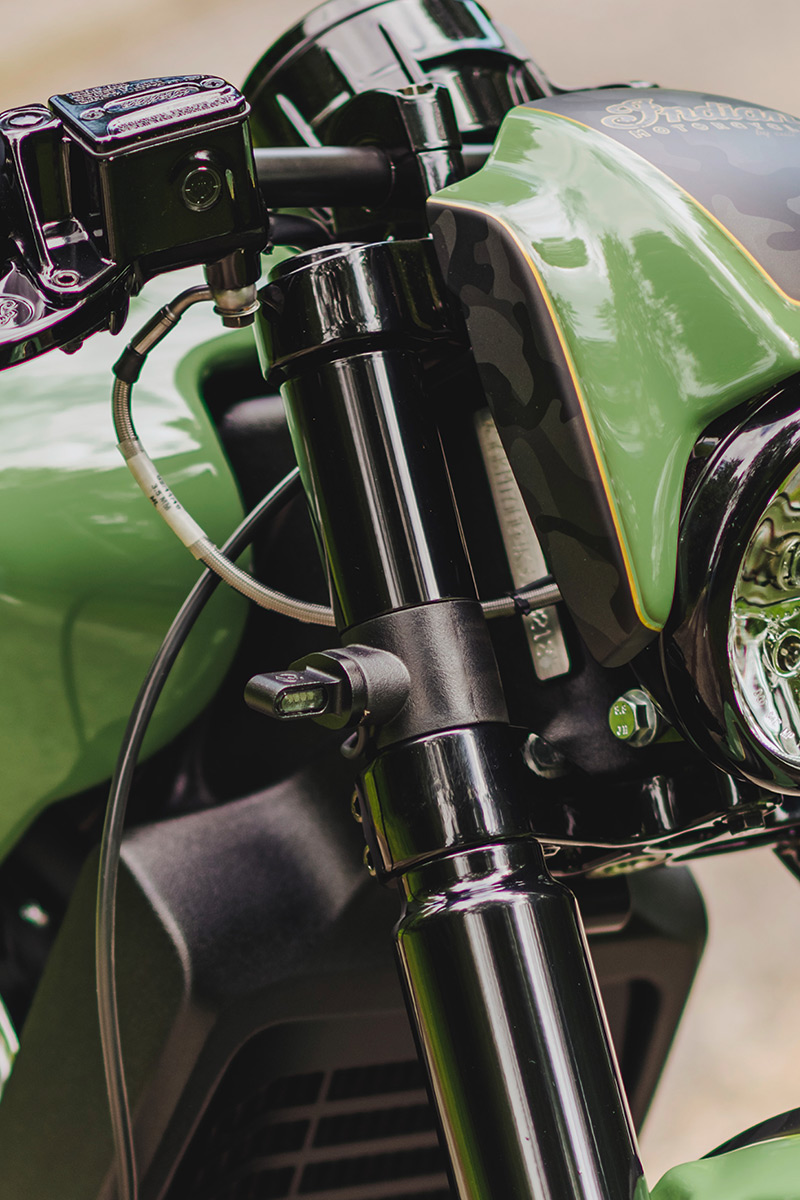 INDIAN SCOUT - LED Blinkerset "Shorty" inkl. Halter (BJ. Scout Modelle ab 2015)