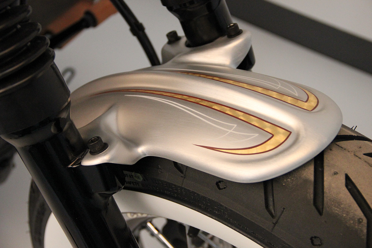 HARLEY SPORTSTER - Frontfender OLD SCHOOL (BJ. alle SPO 48 bis 2015, lackierfähig)