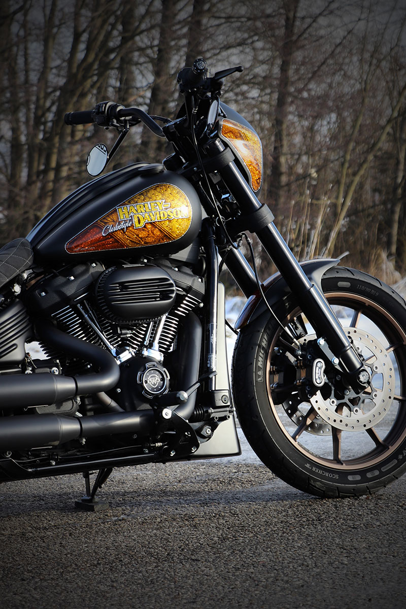 HARLEY LOW RIDER S - Tachoversatz Kit (BJ. 2018 bis 2021)