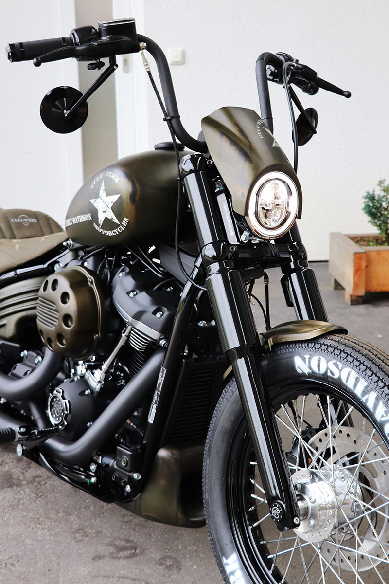 HARLEY SOFTAIL - Scheinwerfermaske CUSTOM (BJ. Street Bob & Softail Standard ab 2018)