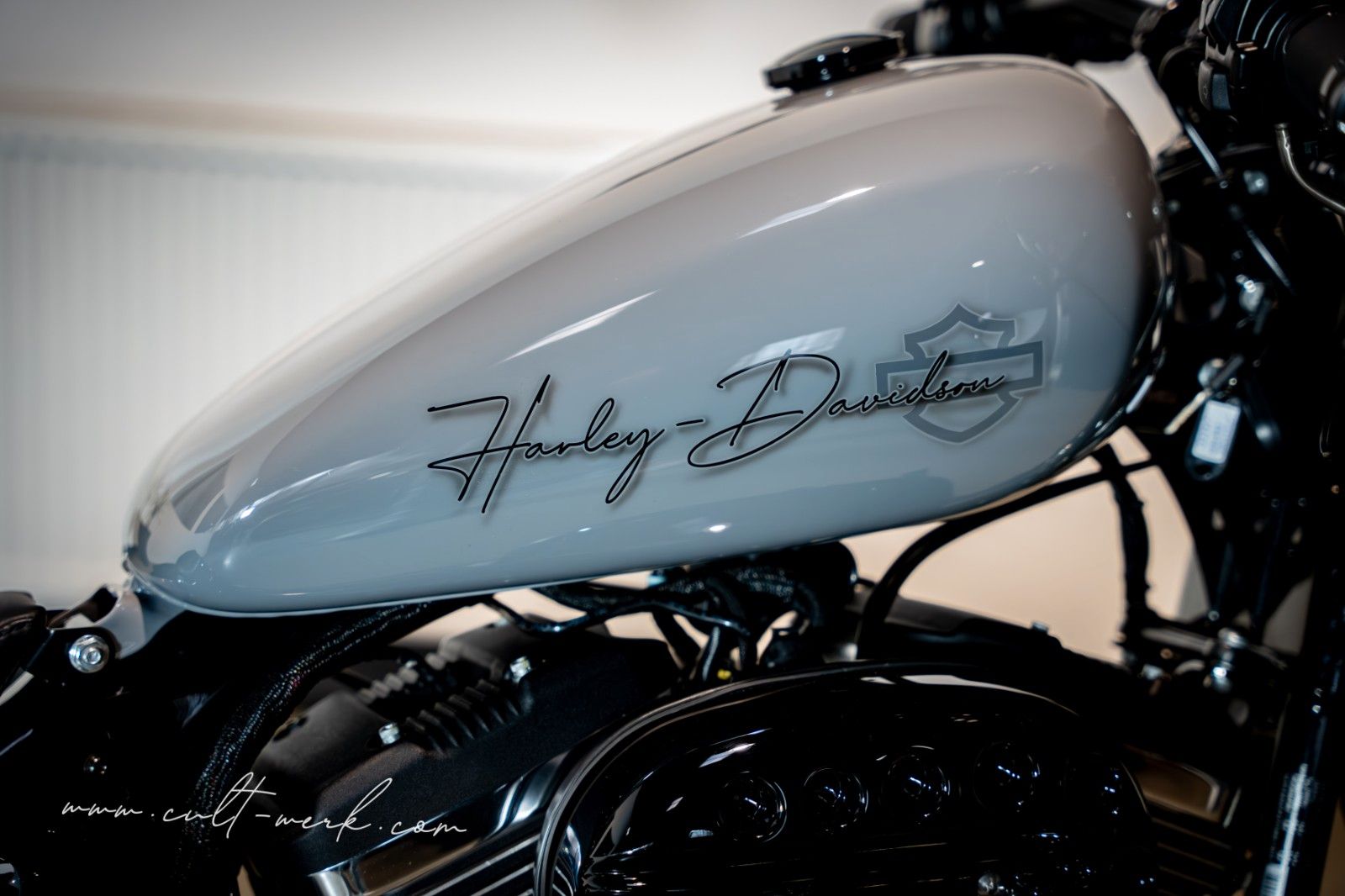 HARLEY DAVIDSON SPORTSTER 1200 CUSTOM "NARDO GREY" 48 by CW