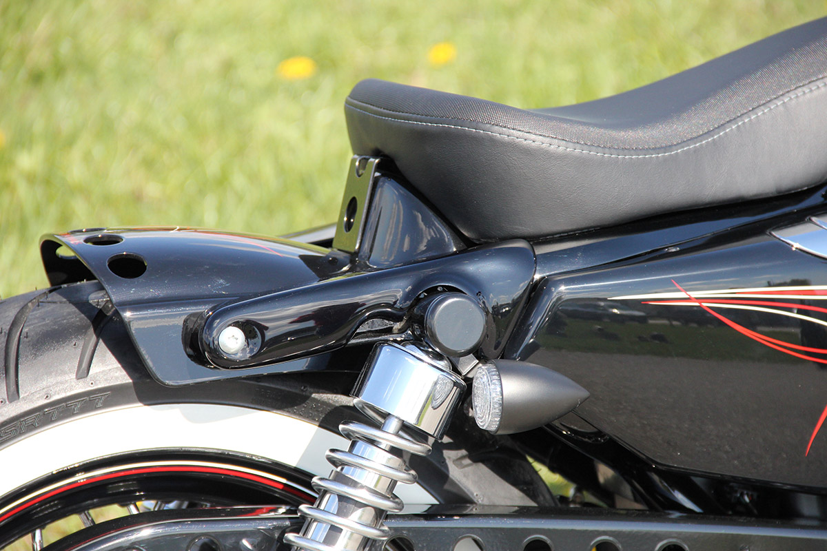 HARLEY SPORTSTER - Fender Struts KURZ (BJ. SPO ab 2004 bis aktuell)
