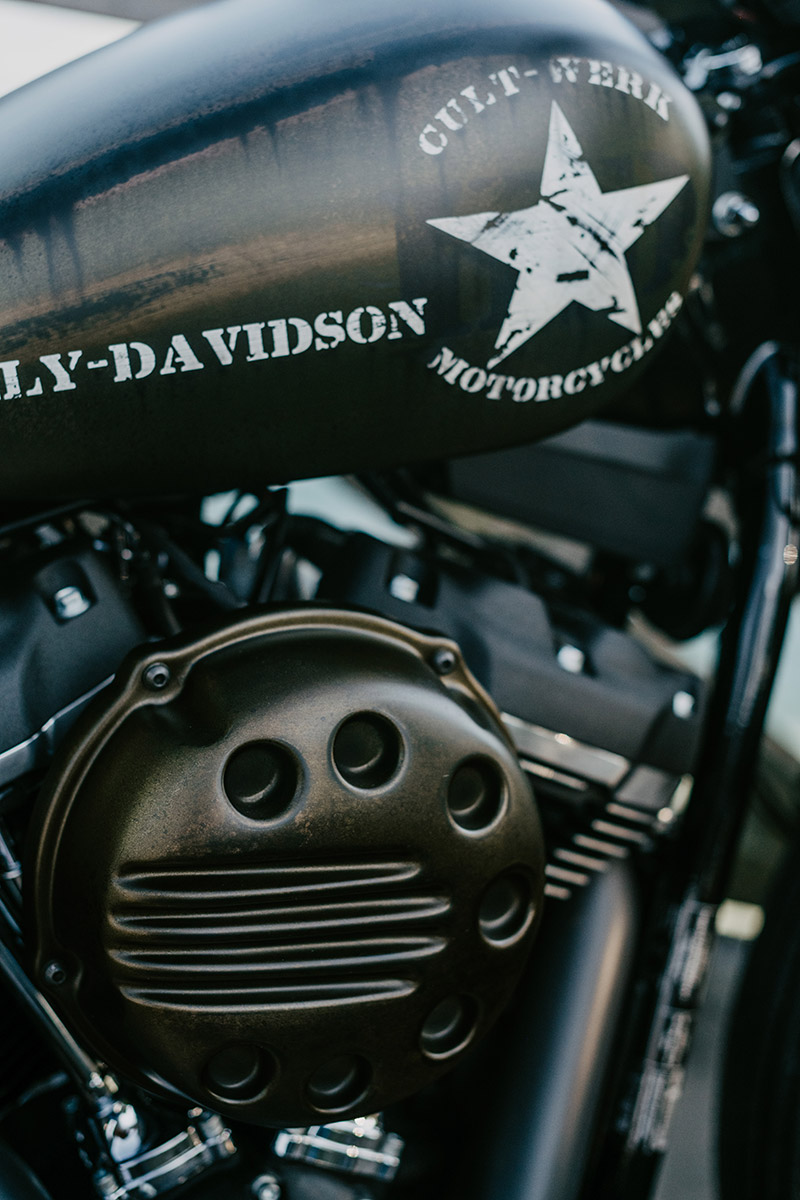 Luftfilterdeckel SLOTTED (passend für Harley-Davidson Modelle: Softail ab 2018)